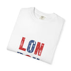 London Icons Pattern Typography Graphic Tee | British Pop Culture Illustration