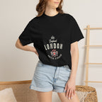 England London Vintage Crest Graphic Tee | Royal Crown Coat of Arms Design