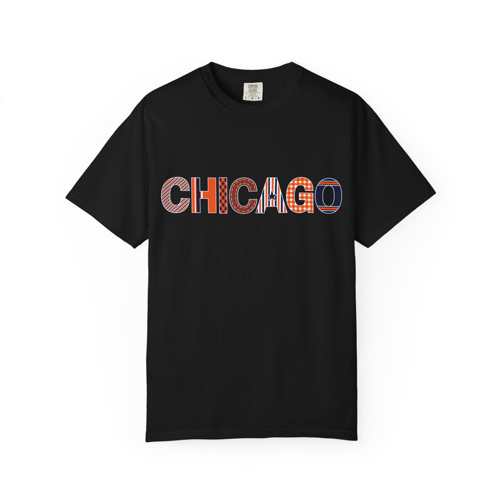 Chicago Skyline Watercolor Autumn Graphic Tee