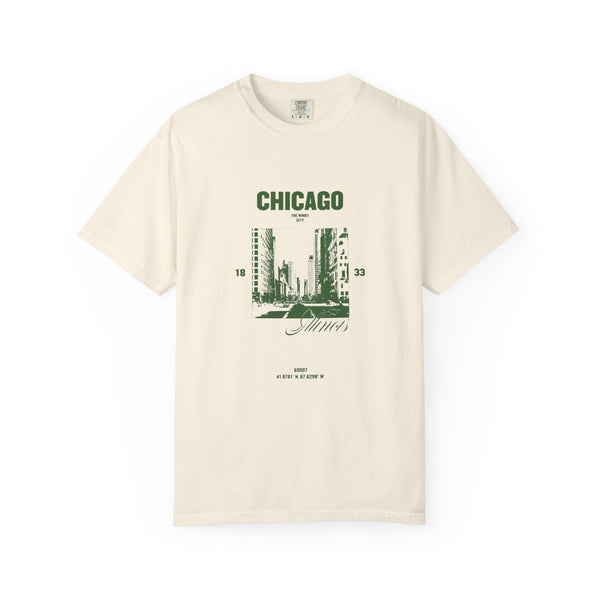 Chicago Illinois Vintage 1833 Street Photo Graphic Tee