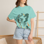 Wild and Free Bubble Letter Graphic Tee
