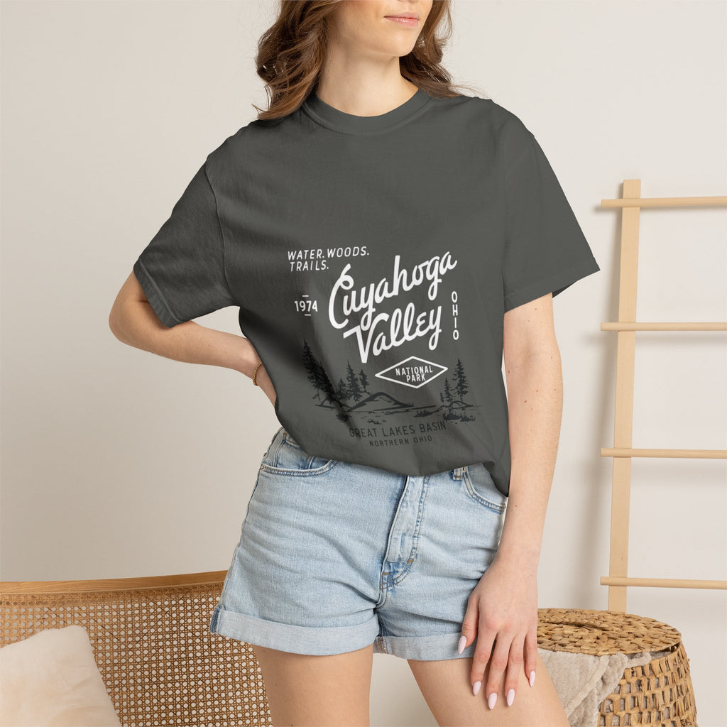 Golden Paw Print Wildlife Graphic Tee
