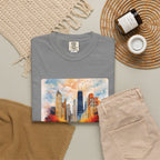 Chicago Skyline Blue Duotone Photo Graphic Tee