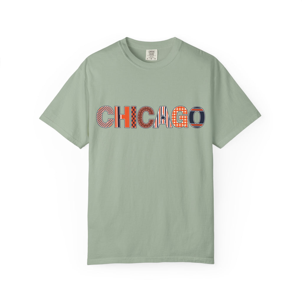 Chicago Skyline Watercolor Autumn Graphic Tee
