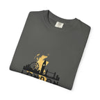London England Skyline Map Silhouette Graphic Tee | Gold City Coordinates Design