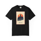 Windy City Chicago Retro Sunset Skyline Graphic Tee