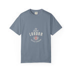 England London Vintage Crest Graphic Tee | Royal Crown Coat of Arms Design