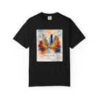 Chicago Skyline Blue Duotone Photo Graphic Tee