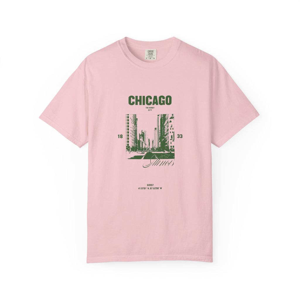 Chicago Illinois Vintage 1833 Street Photo Graphic Tee