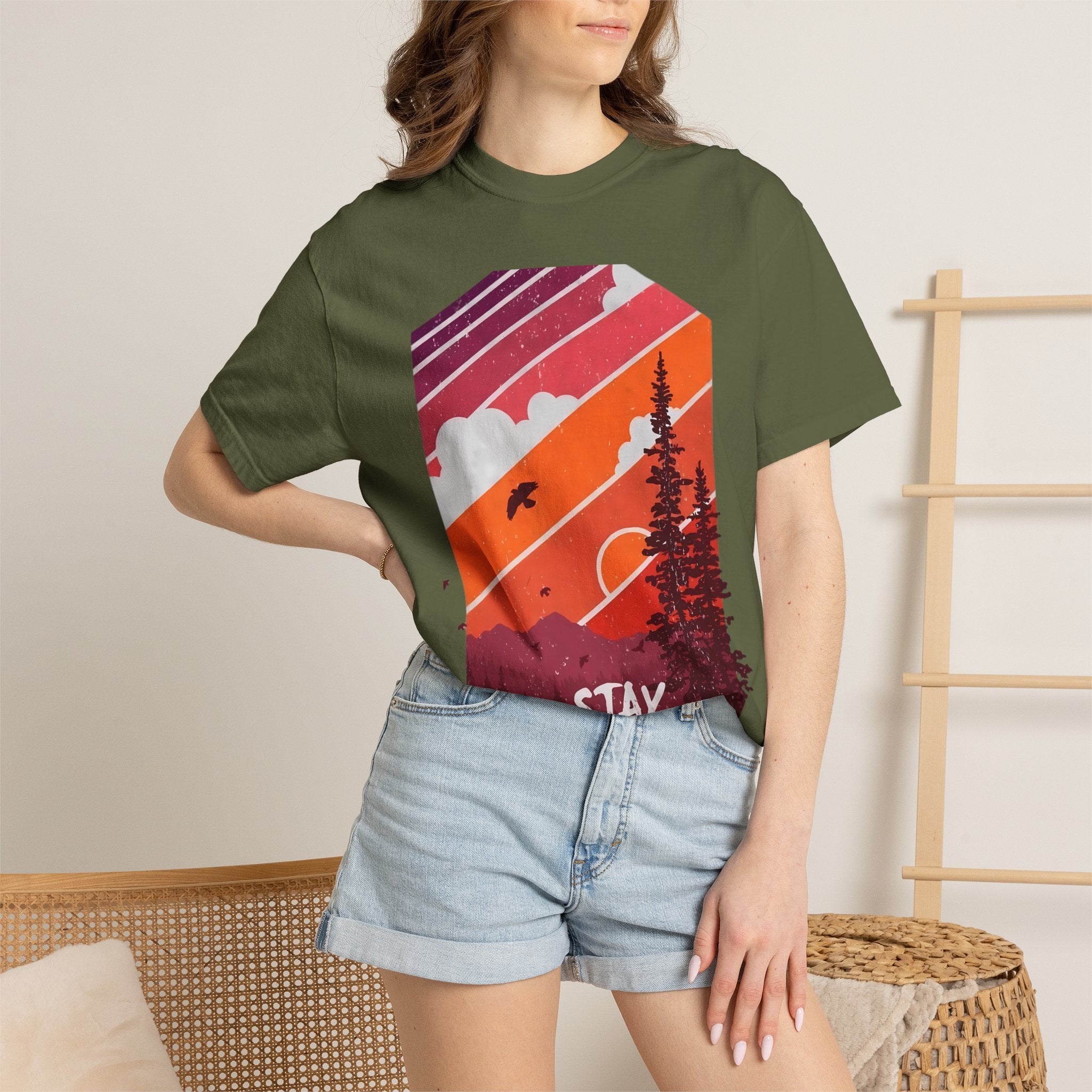 Golden Wolf Graphic Tee