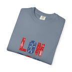 London Icons Pattern Typography Graphic Tee | British Pop Culture Illustration