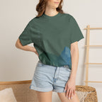Forest Trail Cyclist Graphic Tee