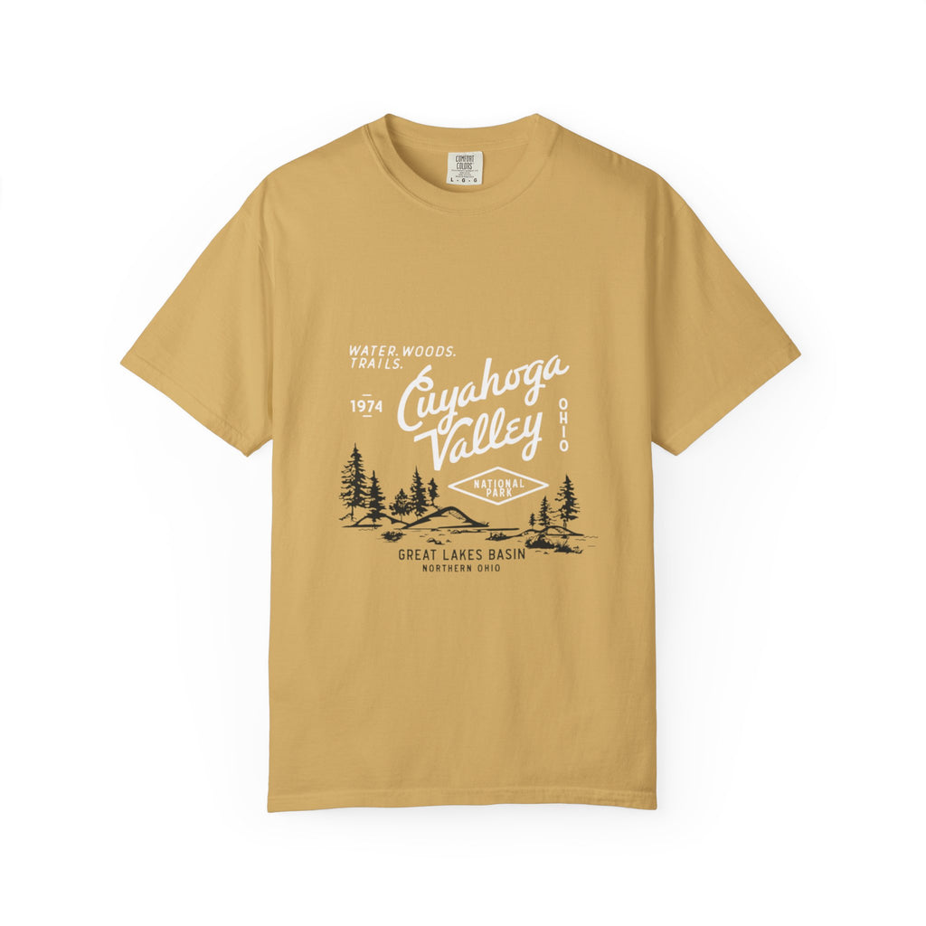 Golden Paw Print Wildlife Graphic Tee