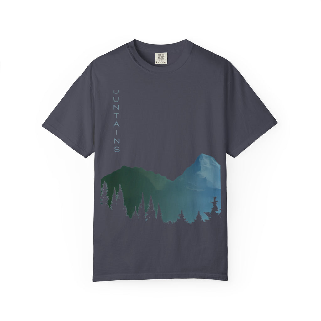 Forest Trail Cyclist Graphic Tee