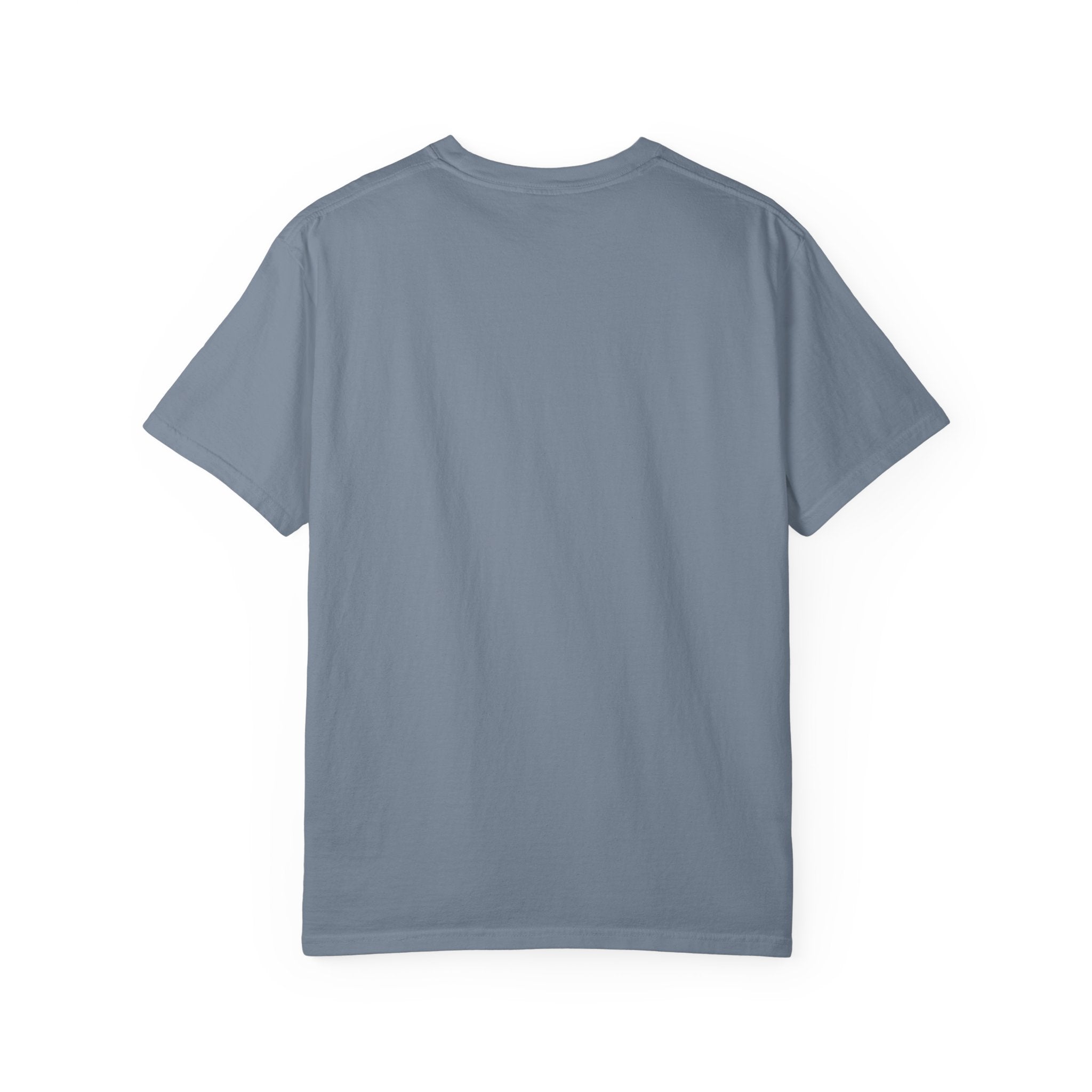 London Retro Skyline Poster Graphic Tee | Big Ben Tower Bridge Teal Design