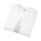 Big Ben Line Art Illustration Graphic Tee | London Clock Tower Sketch
