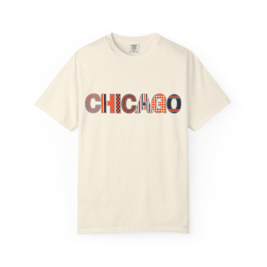 Chicago Skyline Watercolor Autumn Graphic Tee