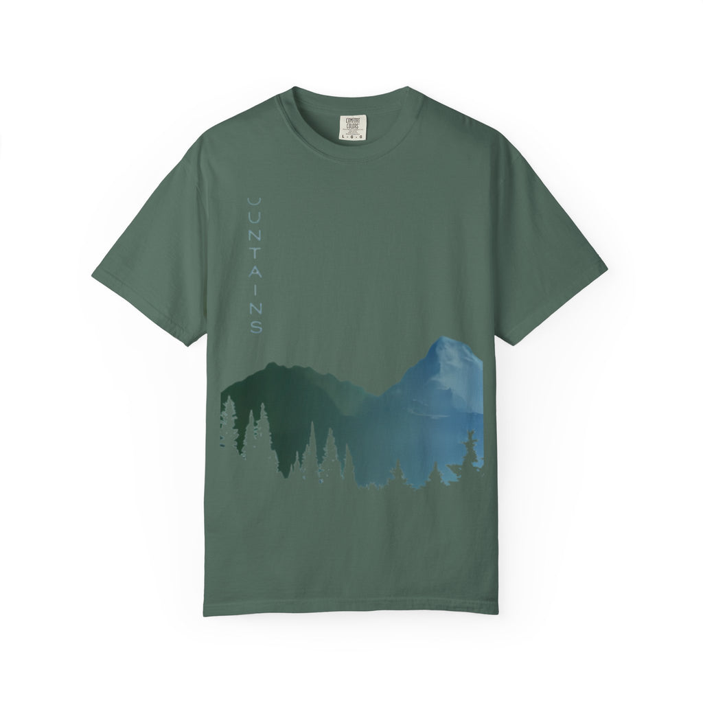 Forest Trail Cyclist Graphic Tee