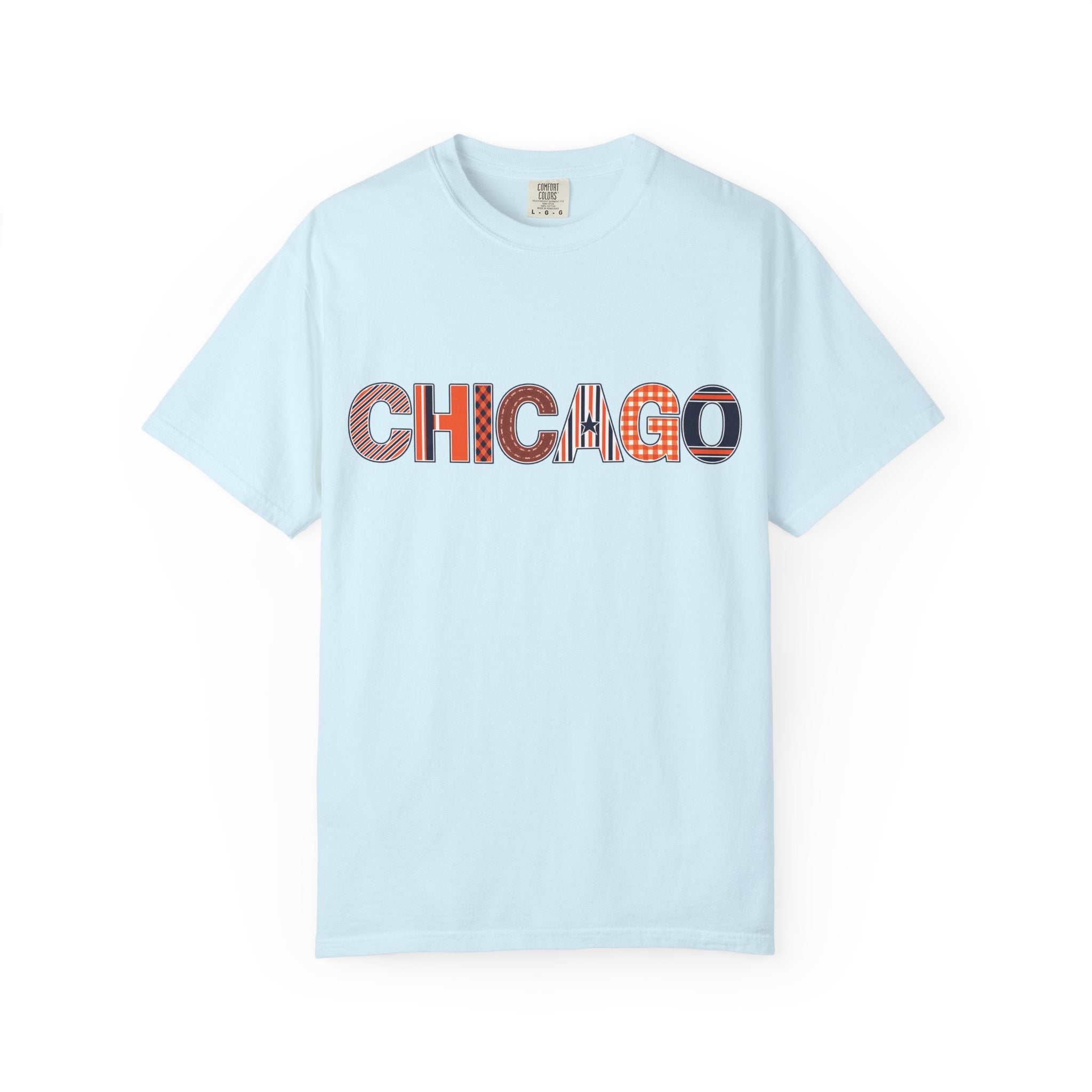 Chicago Skyline Watercolor Autumn Graphic Tee
