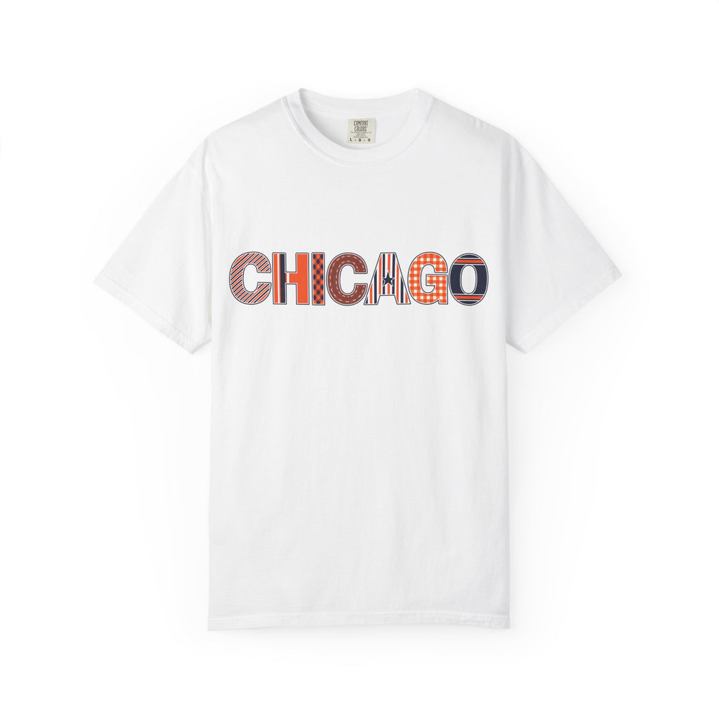 Chicago Skyline Watercolor Autumn Graphic Tee