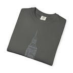 Big Ben Line Art Illustration Graphic Tee | London Clock Tower Sketch