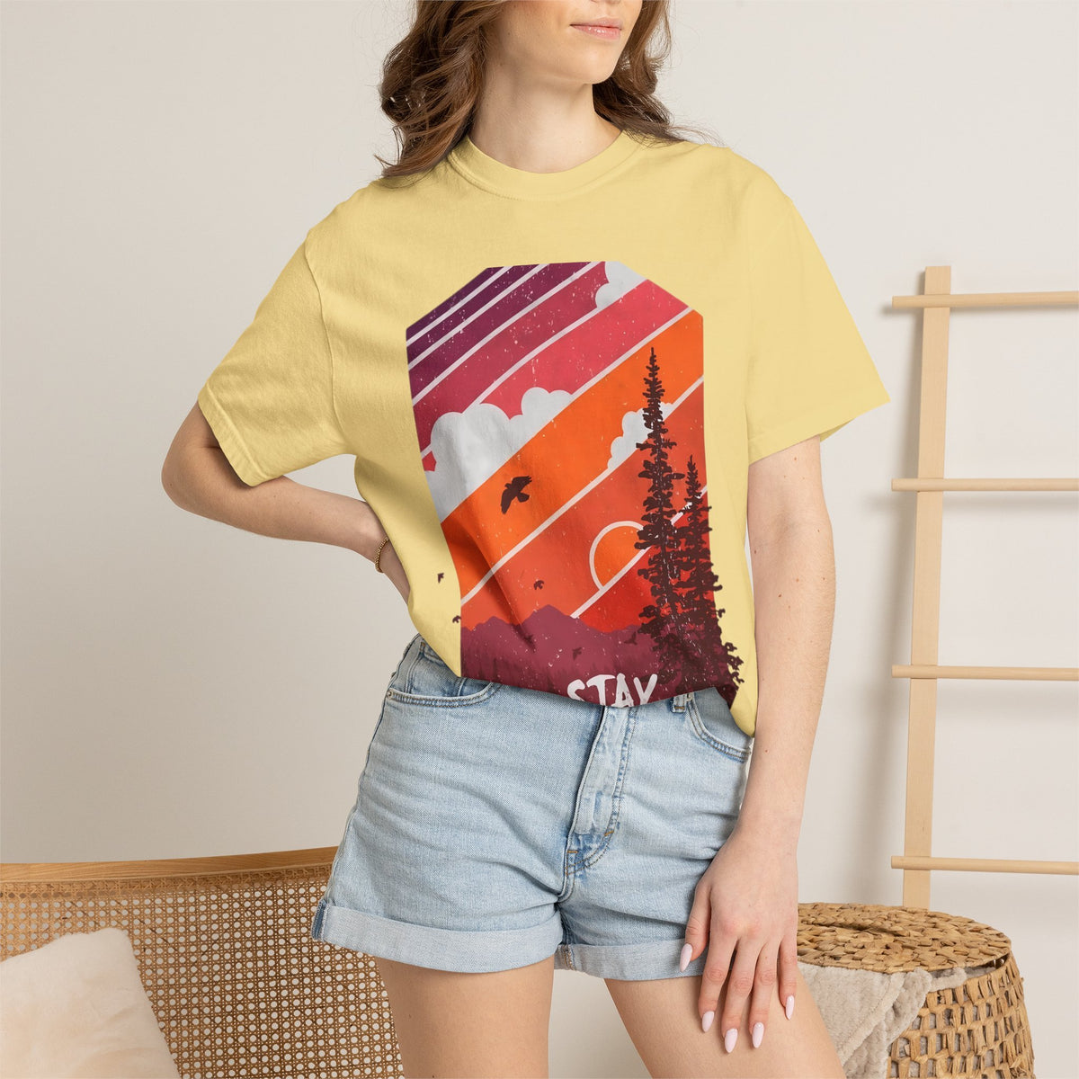 Golden Wolf Graphic Tee