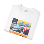 Chicago Landmarks Retro Comic Panel Graphic Tee