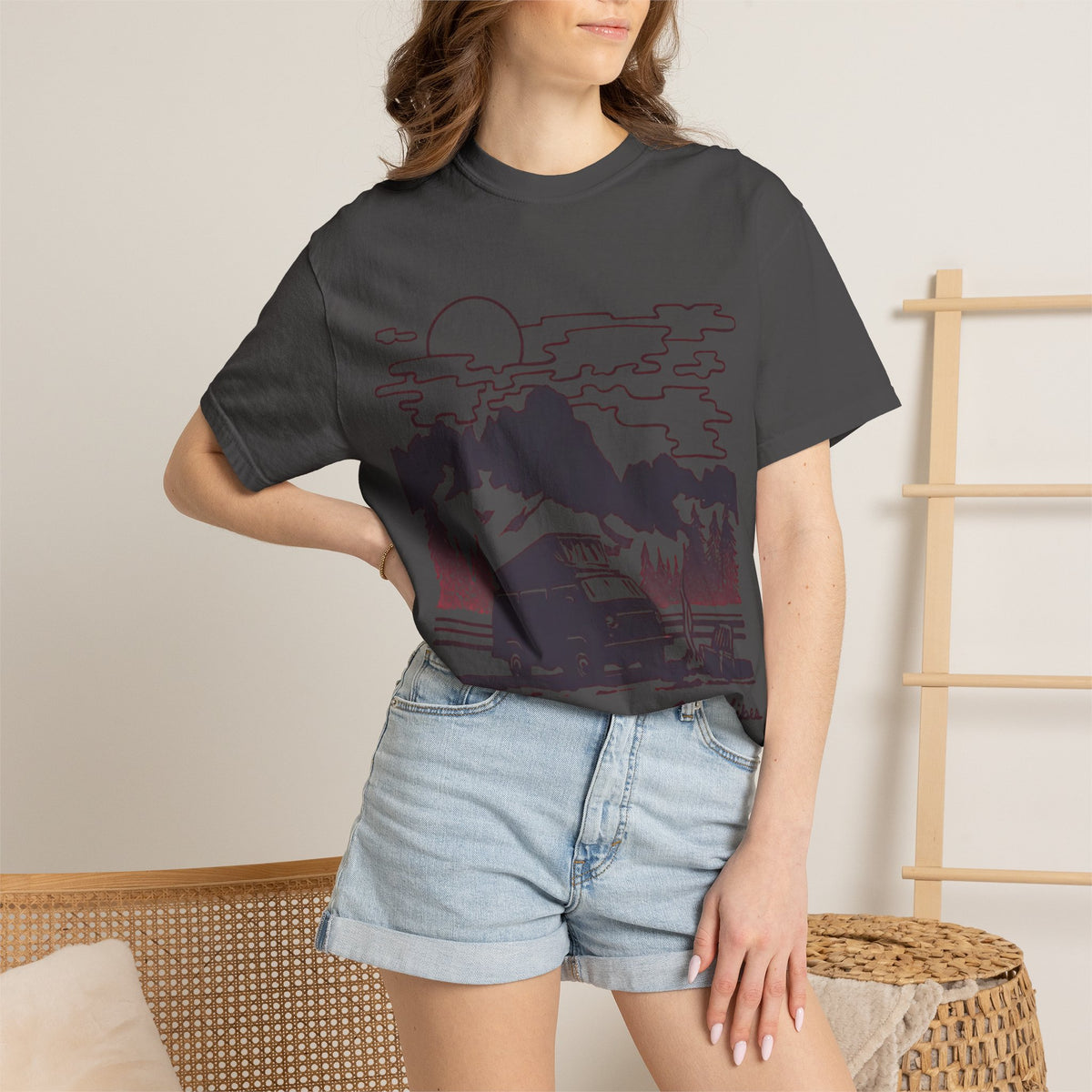 Midnight Wolf Graphic Tee