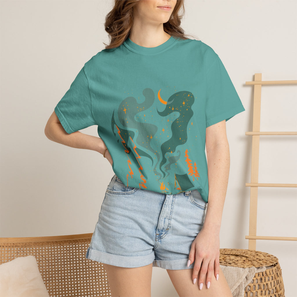 Wild and Free Bubble Letter Graphic Tee