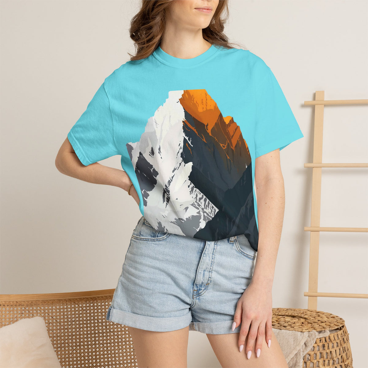 Reach Your Summit French Alps Graphic Tee