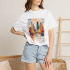 Chicago Skyline Blue Duotone Photo Graphic Tee