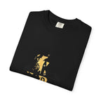 London England Skyline Map Silhouette Graphic Tee | Gold City Coordinates Design