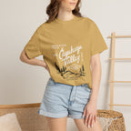 Golden Paw Print Wildlife Graphic Tee