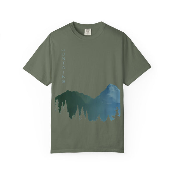 Forest Trail Cyclist Graphic Tee