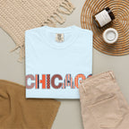 Chicago Skyline Watercolor Autumn Graphic Tee