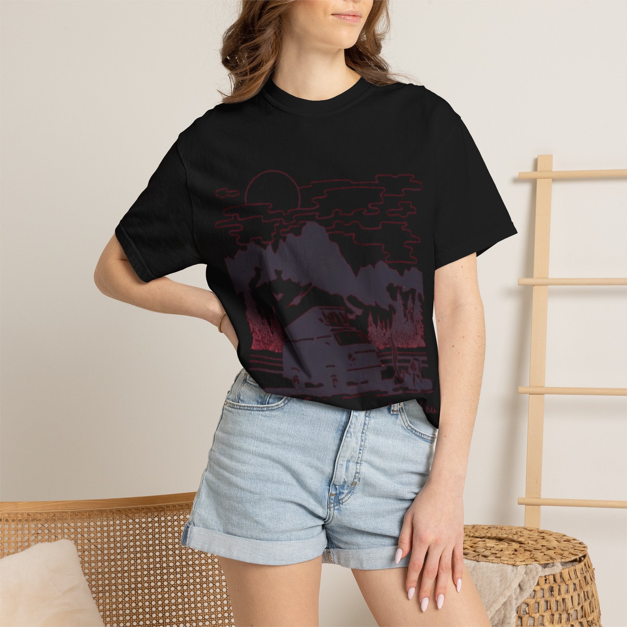 Midnight Wolf Graphic Tee