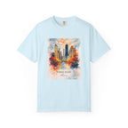 Chicago Skyline Blue Duotone Photo Graphic Tee