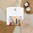 Chicago Skyline Blue Duotone Photo Graphic Tee