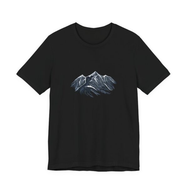Snowy Alpine Mountain Graphic T-Shirt | Bella+Canvas 3001 | MD17