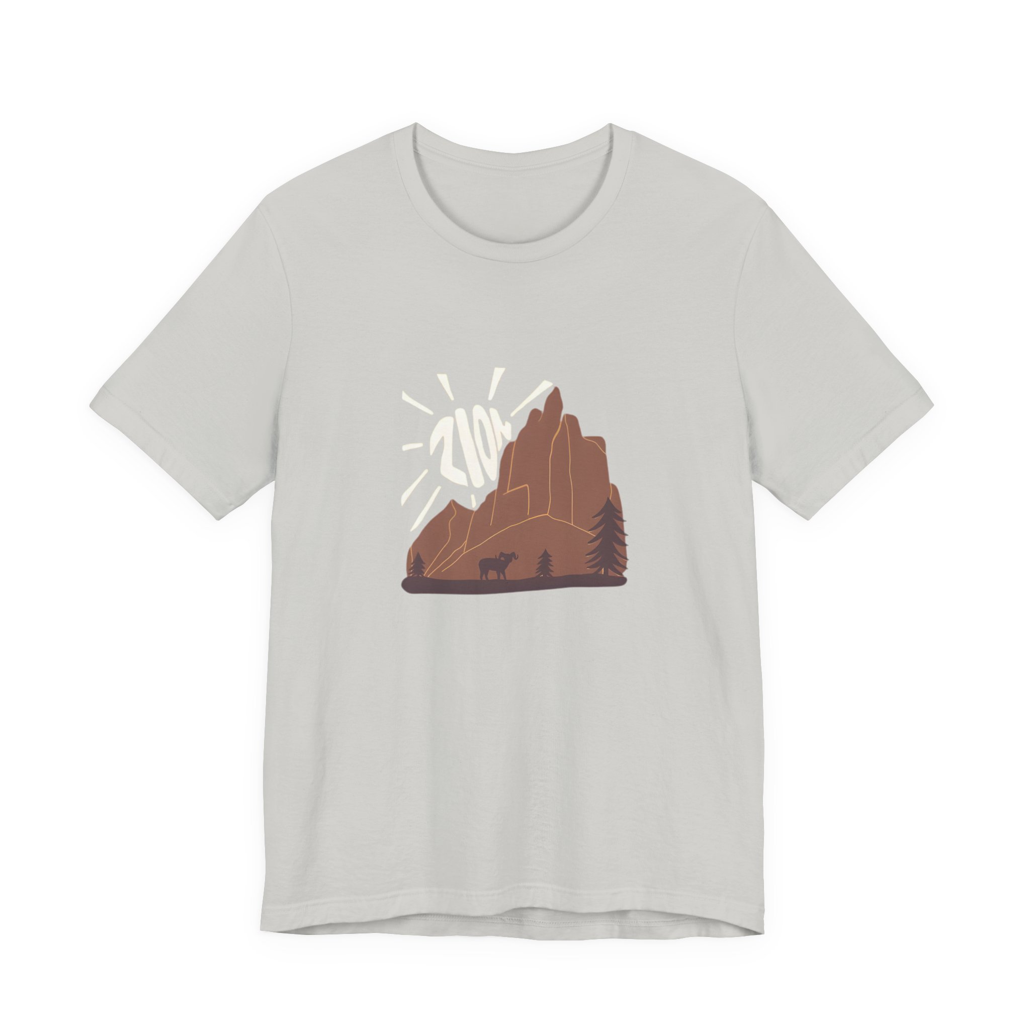 Desert Mountain Sunshine Graphic T-Shirt | Bella+Canvas 3001 | MD8 - Image 17
