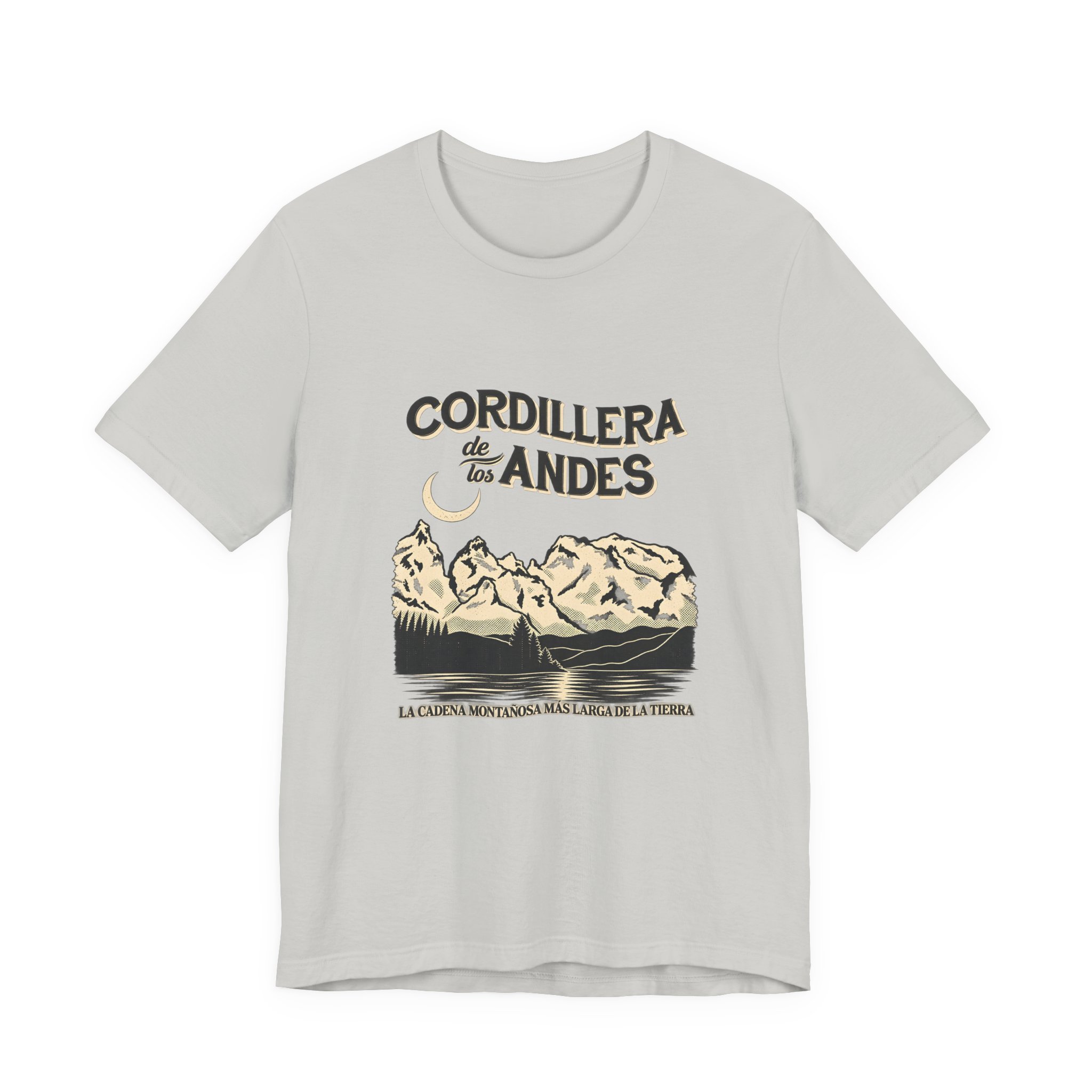 Cordillera de los Andes Mountain Graphic T-Shirt | Bella+Canvas 3001 | MD20 - Image 17