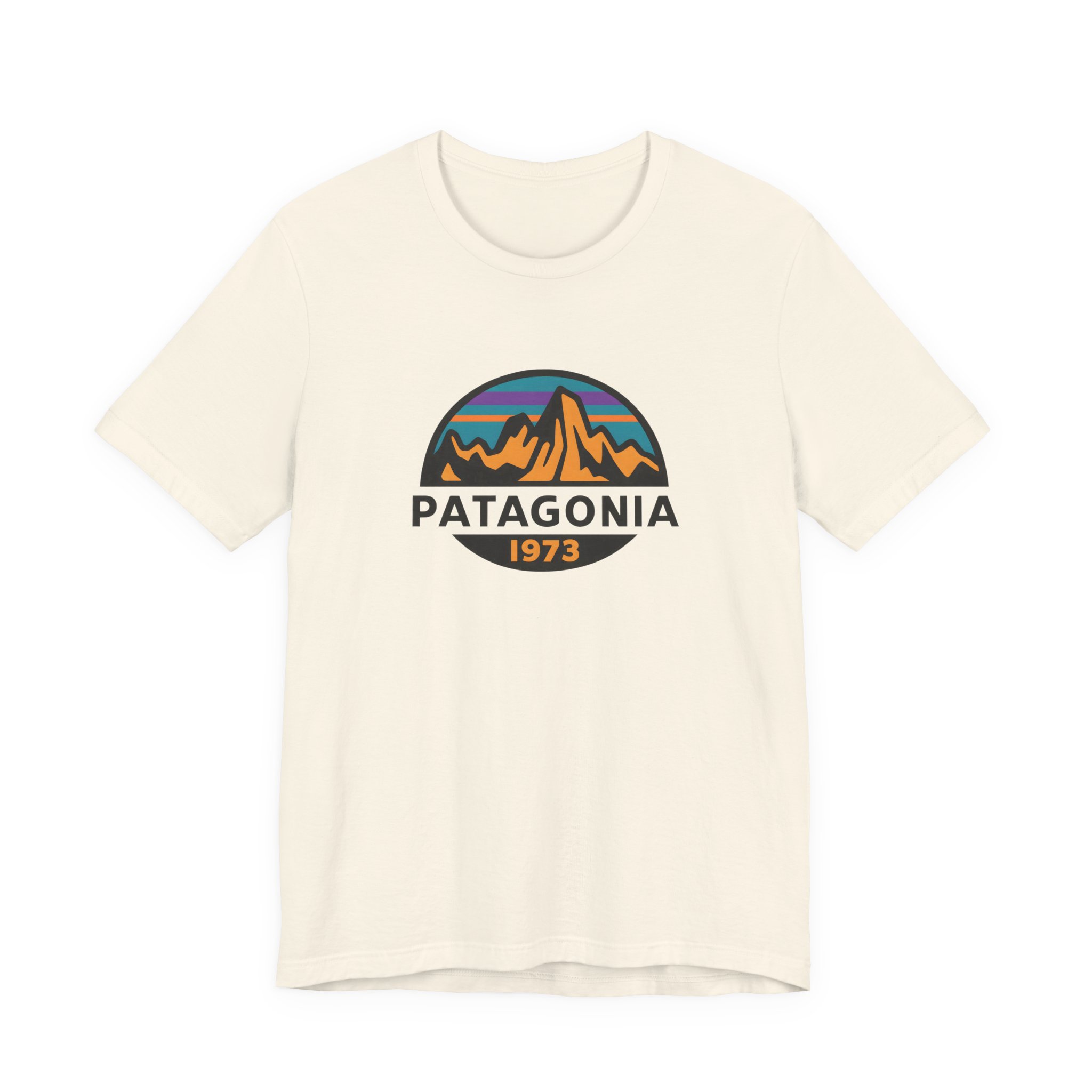 Retro Mountain Badge 1973 Graphic T-Shirt | Bella+Canvas 3001 | MD19 - Image 5