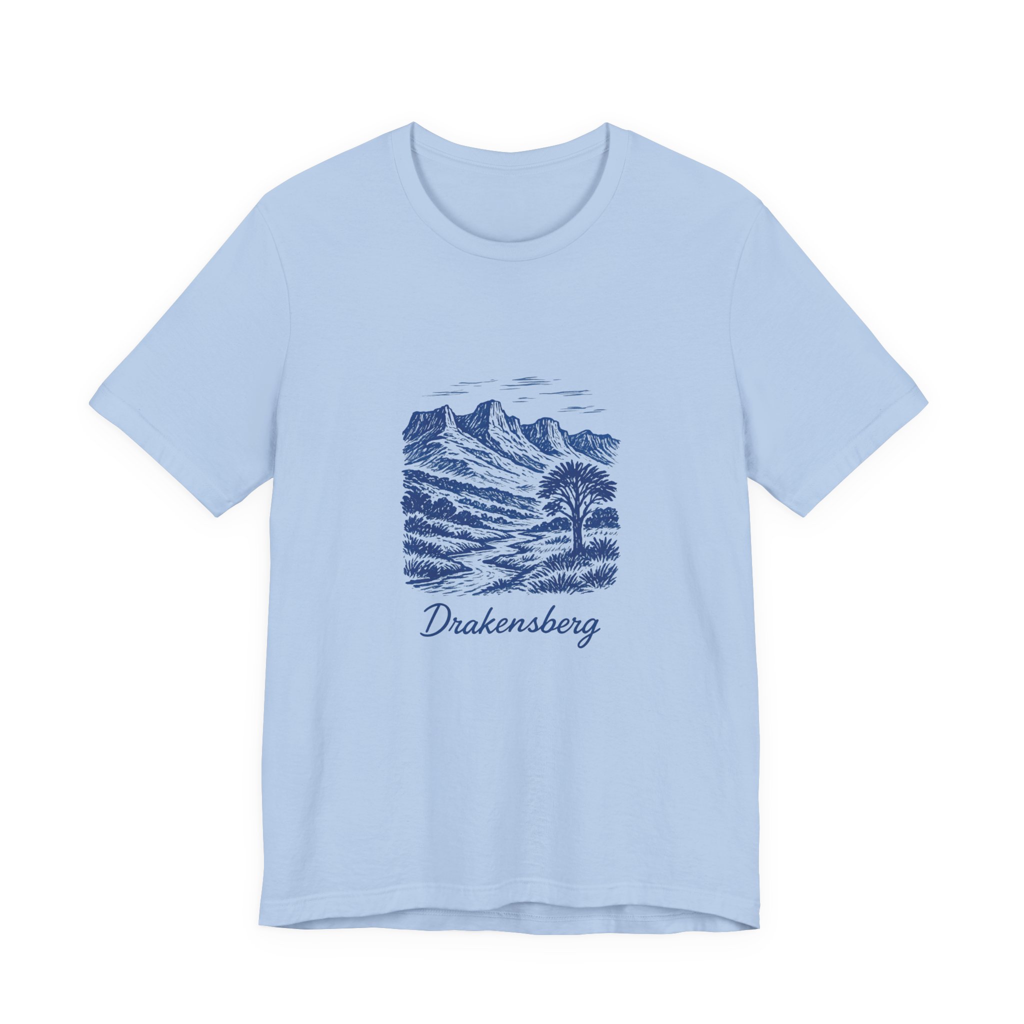 Drakensberg Mountain Graphic T-Shirt | Bella+Canvas 3001 | MD4 - Image 9
