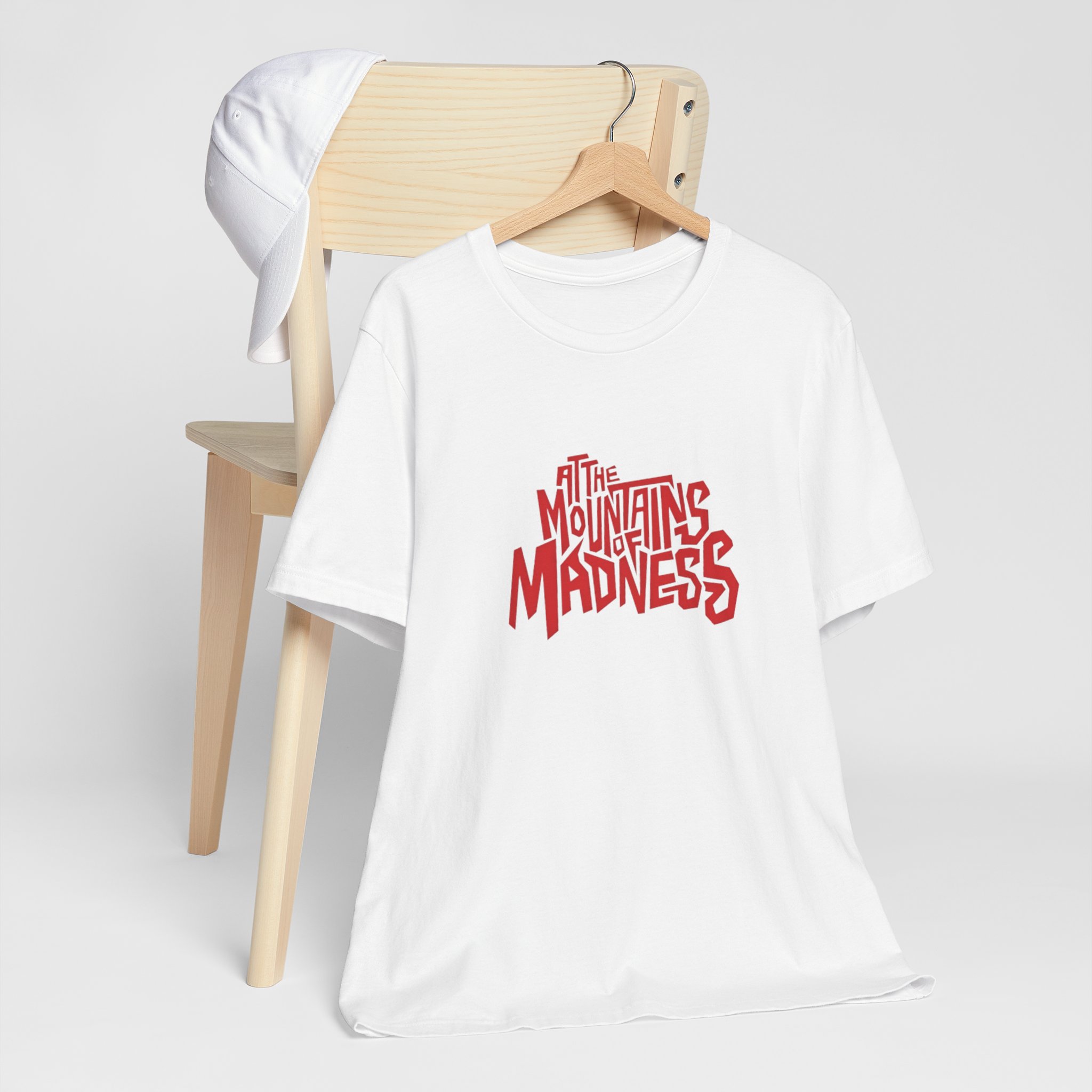 At the Mountains of Madness Typography T-Shirt | Bella+Canvas 3001 | MD13 - Image 3