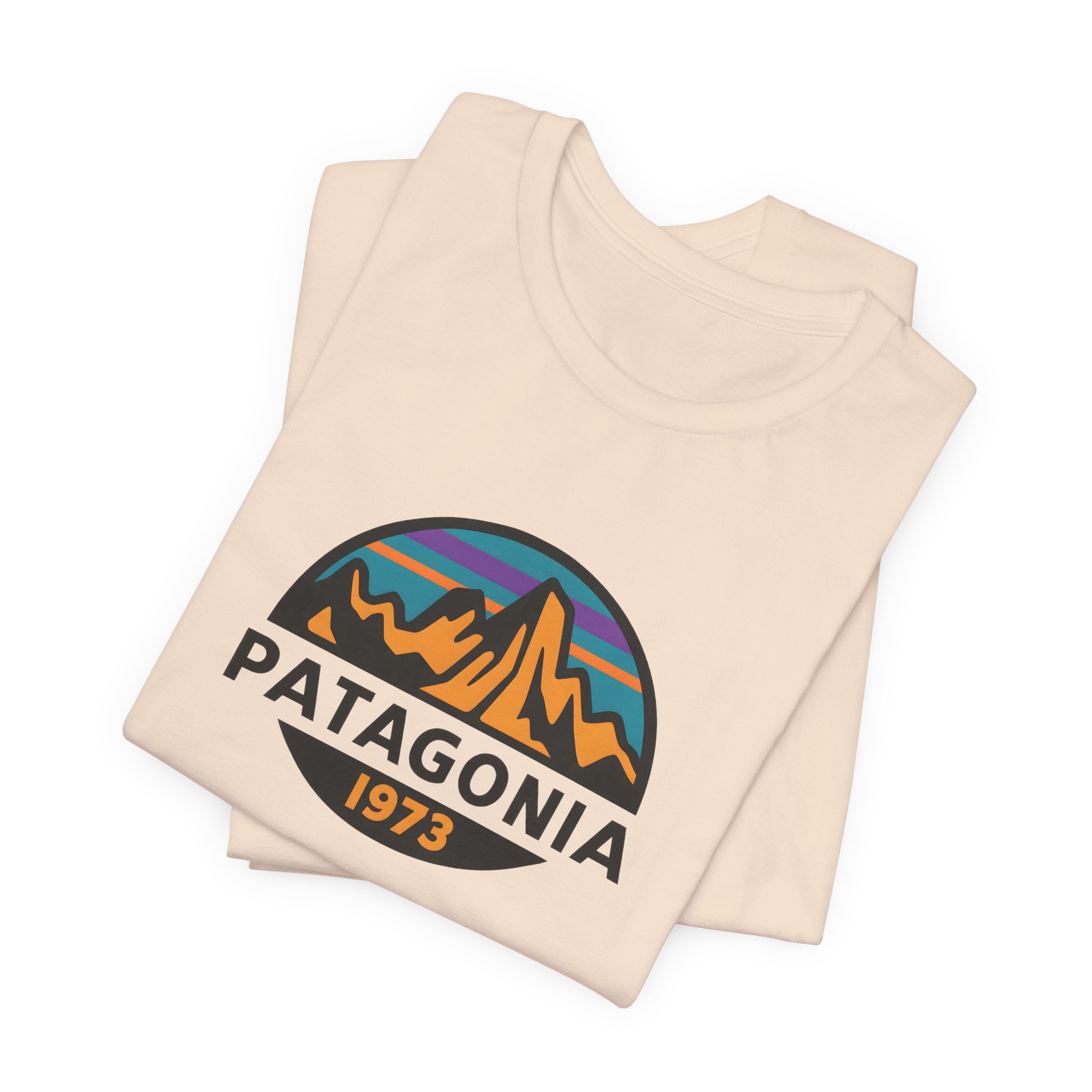 Retro Mountain Badge 1973 Graphic T-Shirt | Bella+Canvas 3001 | MD19 - Image 15