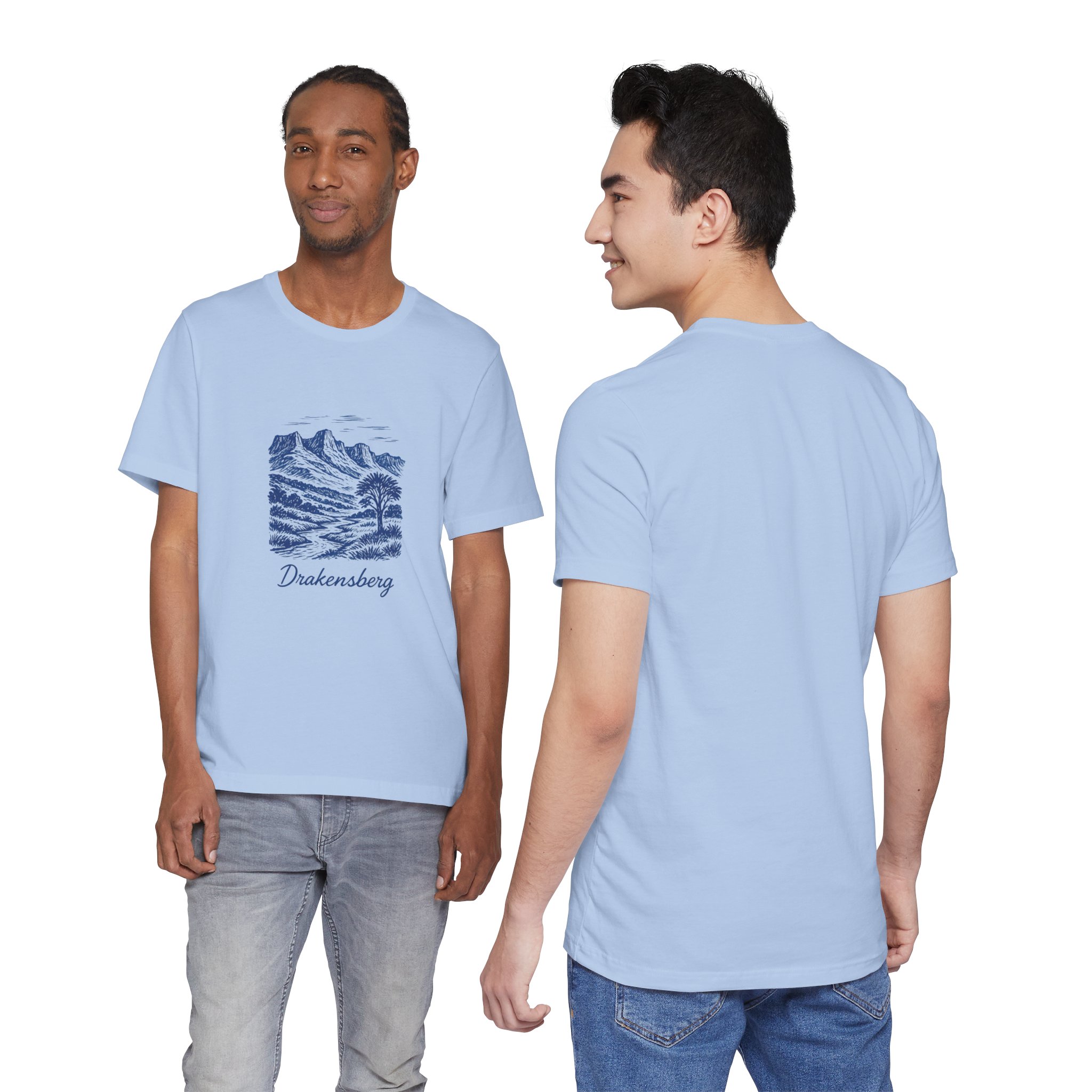 Drakensberg Mountain Graphic T-Shirt | Bella+Canvas 3001 | MD4 - Image 12