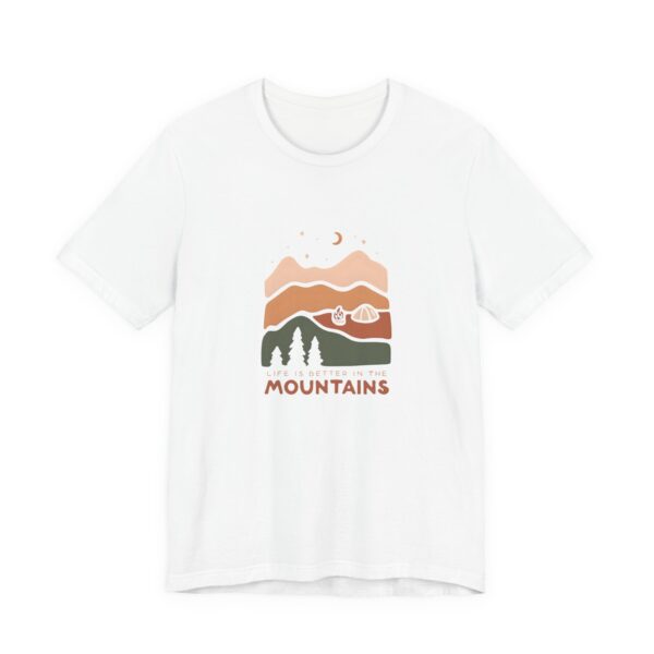 Retro Mountain Landscape Graphic T-Shirt | Bella+Canvas 3001 | MD15