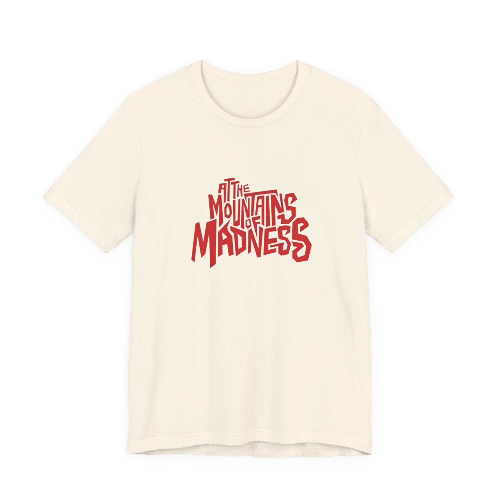 At the Mountains of Madness Typography T-Shirt | Bella+Canvas 3001 | MD13 - Image 5