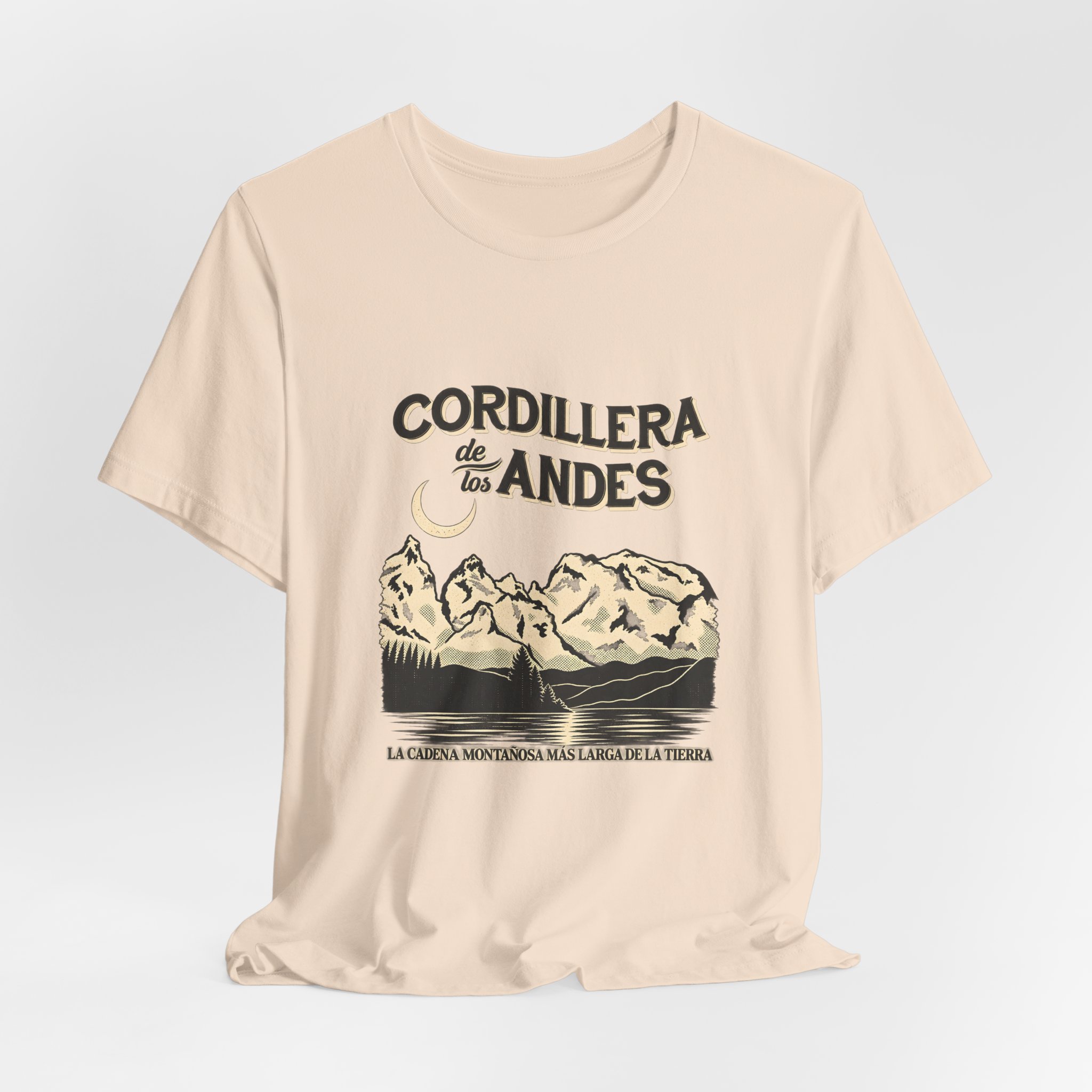 Cordillera de los Andes Mountain Graphic T-Shirt | Bella+Canvas 3001 | MD20 - Image 16