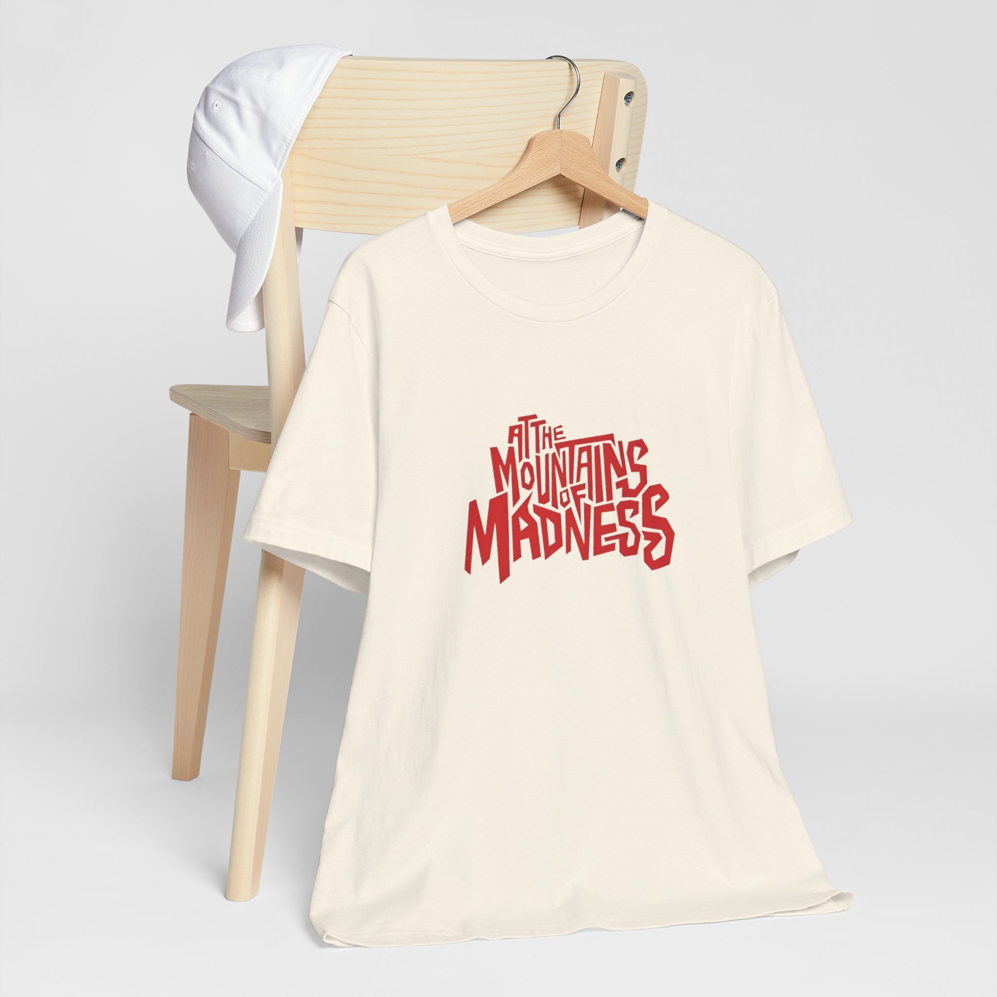 At the Mountains of Madness Typography T-Shirt | Bella+Canvas 3001 | MD13 - Image 7